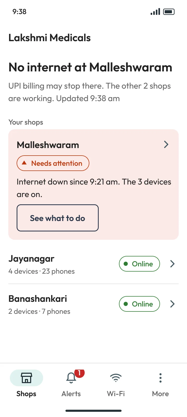 Home, one shop down: No internet at Malleshwaram, and that shop on top with See what to do